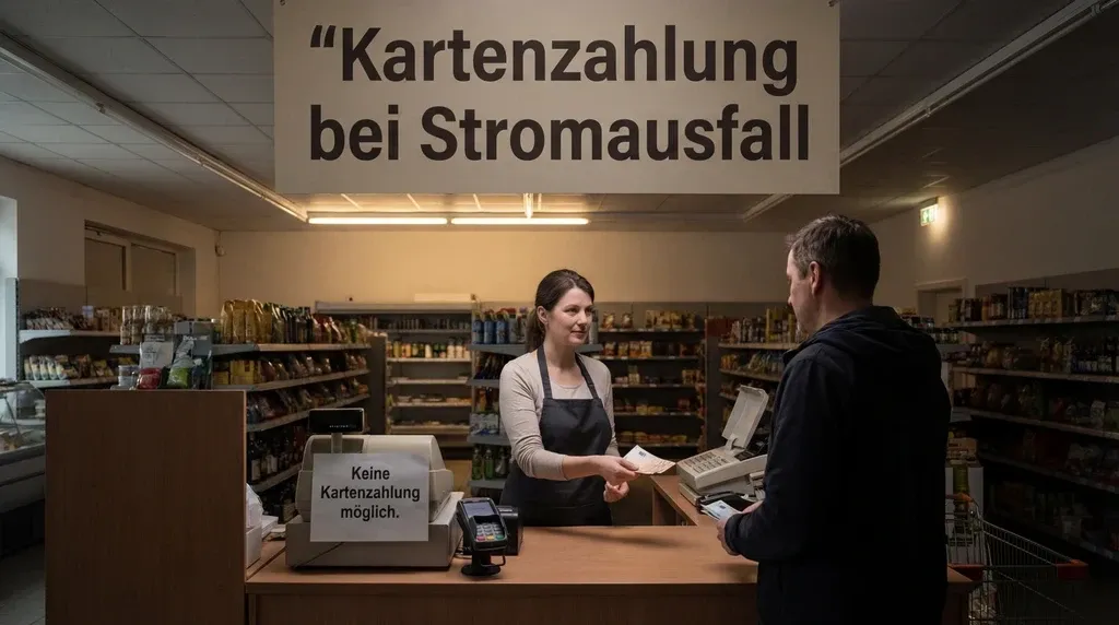 Kartenzahlung bei Stromausfall – Bargeld als Backup im Zahlungsverkehr